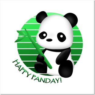 Panda - Happy Panday! Posters and Art